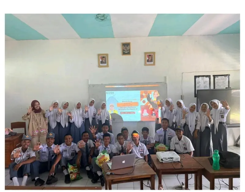 Transformasi Digital, Siswa SMAN 3 Selayar Belajar AI dan Bahasa Inggris Interaktif