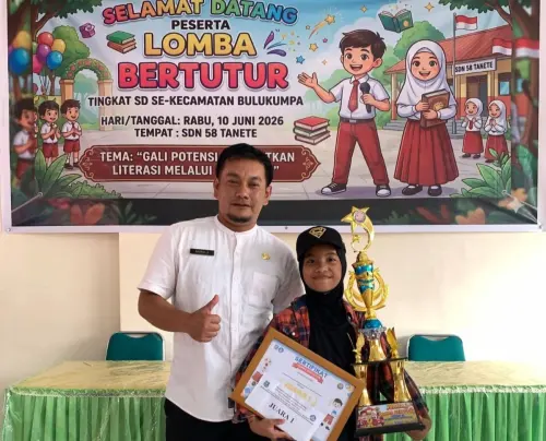 Kisah Rakyat Bulukumba Hidup Kembali, Antar Siswi SD 58 Tanete Juarai Lomba Bertutur