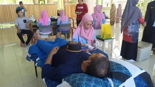 PMI Bulukumba Resmi Luncurkan Program Donor Darah Rutin Setiap Jumat, Dimulai di Islamic Center Dato Tiro