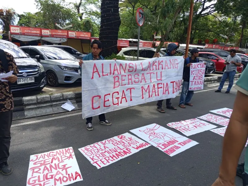 Aliansi Lakkang Bersatu Kawal Mediasi Sengketa Lahan di PN Makassar: Penggugat Absen, Warga Tuntut Keadilan