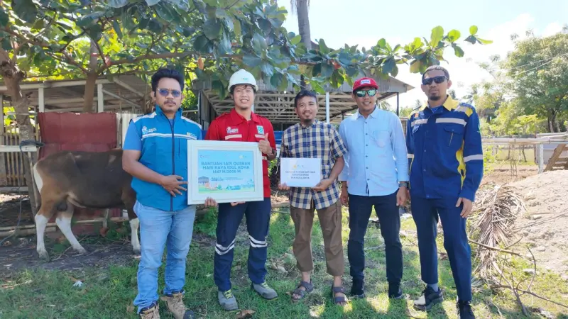 Semangat Berbagi Iduladha 1447 H, PLTU Punagaya Sembelih dan Salurkan Hewan Kurban untuk TAD, Mitra Kerja, dan Masyarakat Sekitar