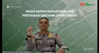 Jadi Narasumber Webinar Klikhijau, Personel Polres Jeneponto Kupas Urgensi Tanah Sehat untuk Ketahanan Pangan Organik