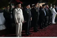 Apel Kehormatan dan Renungan Suci di Selayar: Bupati Pimpin Penghormatan Dini Hari Jelang HUT ke-81 Kemerdekaan RI