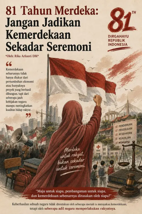 81 Tahun Merdeka: Jangan Jadikan Kemerdekaan Sekadar Seremoni