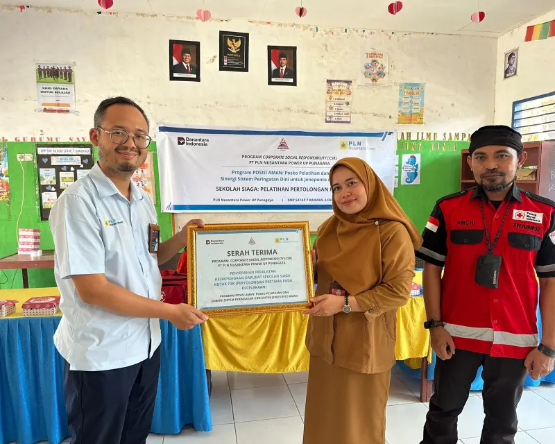 PLN UP Punagaya dan PMI Sulsel Edukasi Penanganan Darurat bagi Pelajar di Jeneponto