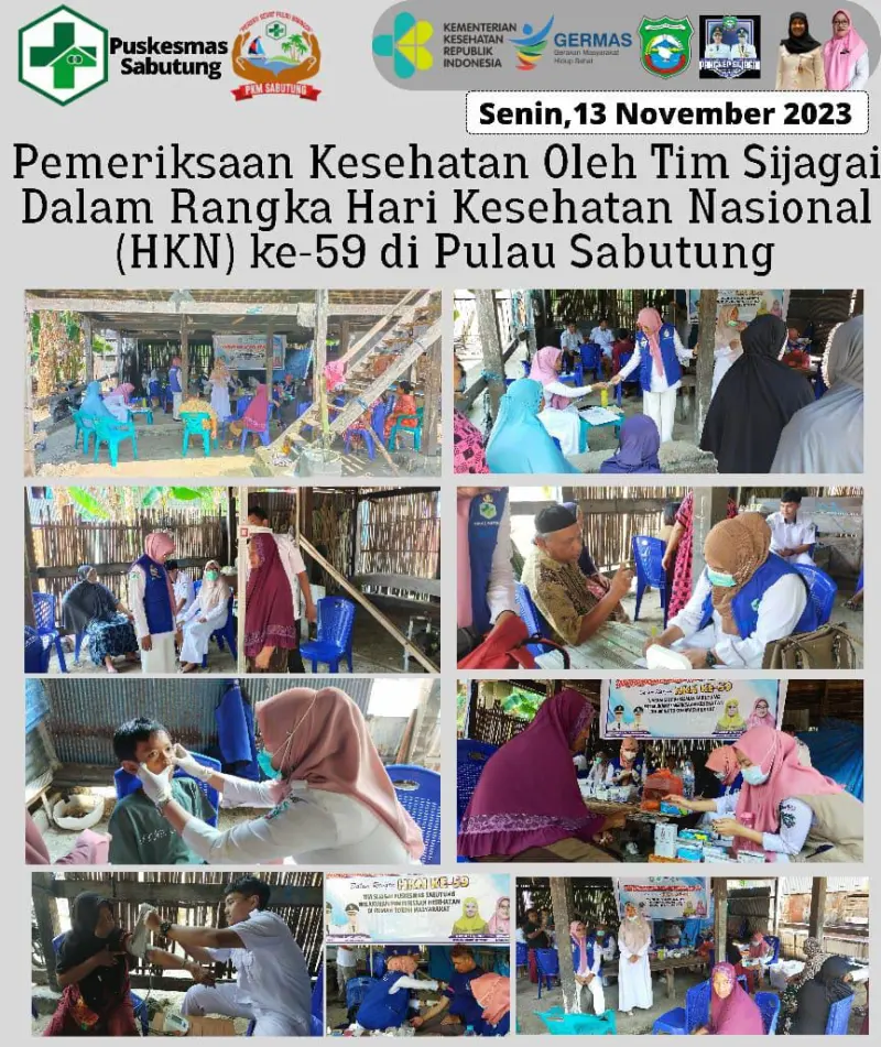 HKN 2023, Tim Sijagai Pangkep Beri Pemeriksaan Gratis