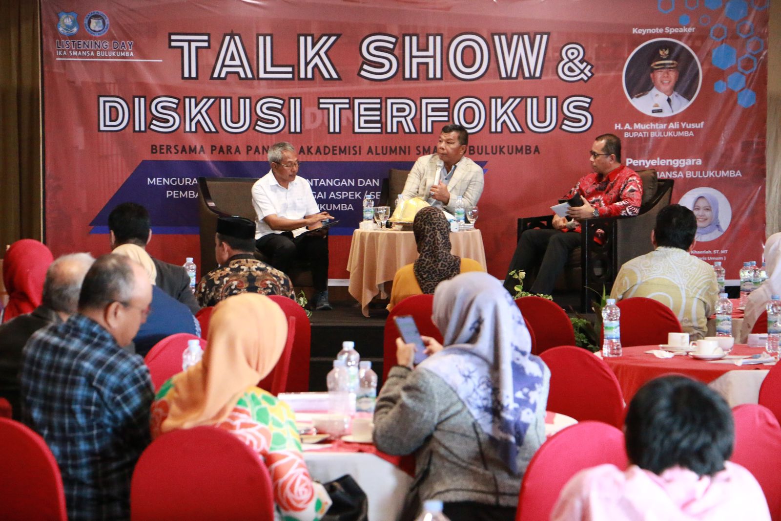 Talkshow IKA Smansa: Dari Diskusi Konstribusi Orang yang Menetap di Luar Bulukumba Hingga Pertemukan Akademisi dan Pemerintah
