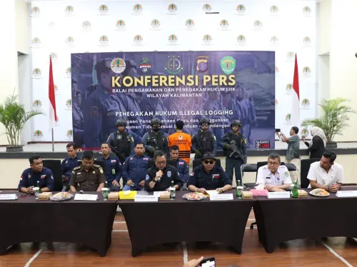Bongkar Sindikat Kayu Ilegal Asal Kalimantan: Direktur Perusahaan Peredaran Kayu Ilegal buron 7 bulan ditangkap Gakkum LHK