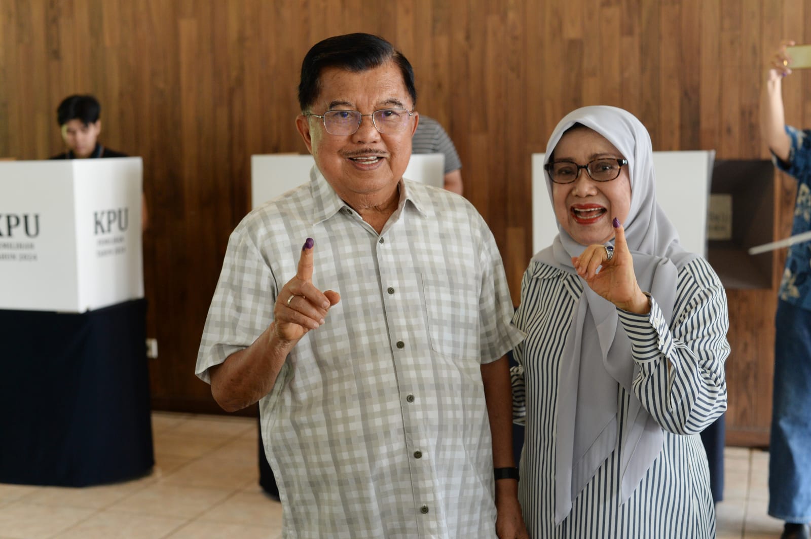 JK dan Istri Gunakan Hak Pilih di Pilkada Jakarta 2024