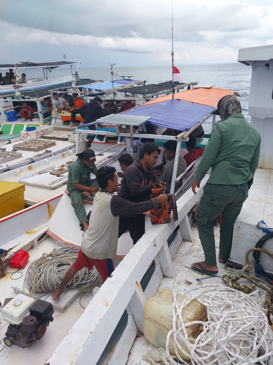 Perkuat Sinergi, Balai TN Taka Bonerate dan Polres Kepulauan Selayar Berantas Illegal Fishing