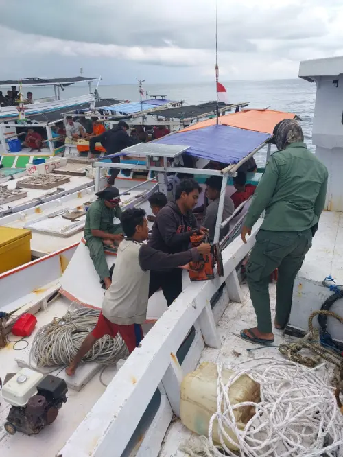 Perkuat Sinergi, Balai TN Taka Bonerate dan Polres Kepulauan Selayar Berantas Illegal Fishing