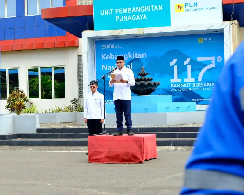 PLN Nusantara Power UP Punagaya Gelar Upacara Harkitnas Ke-117, Teguhkan Nasionalisme