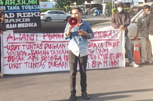 Demo Jilid 2, Aliansi Pemerhati Pendidikan Sulsel: Bongkar Dugaan Pungli dan Korupsi di UNM! 