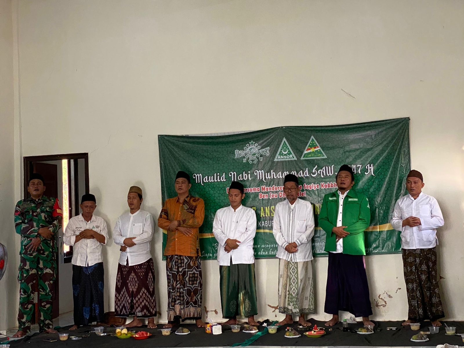 PAC Ansor Manding Gelar Maulid Nabi, Tekankan Kebersamaan dan Doa untuk Keselamatan