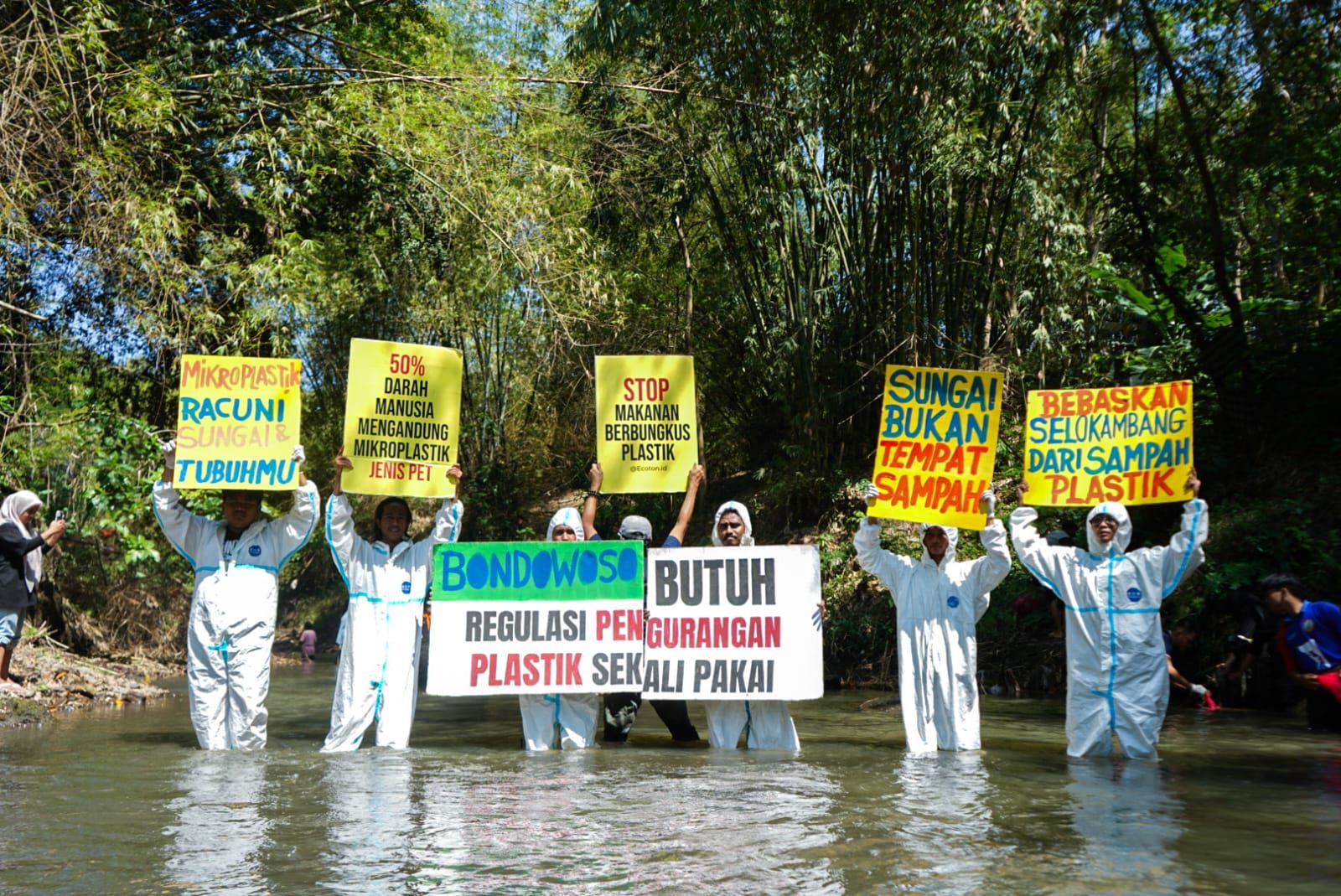 Aksi Bersih Sungai: Kresek dan Saset Kopi Paling Mendominasi