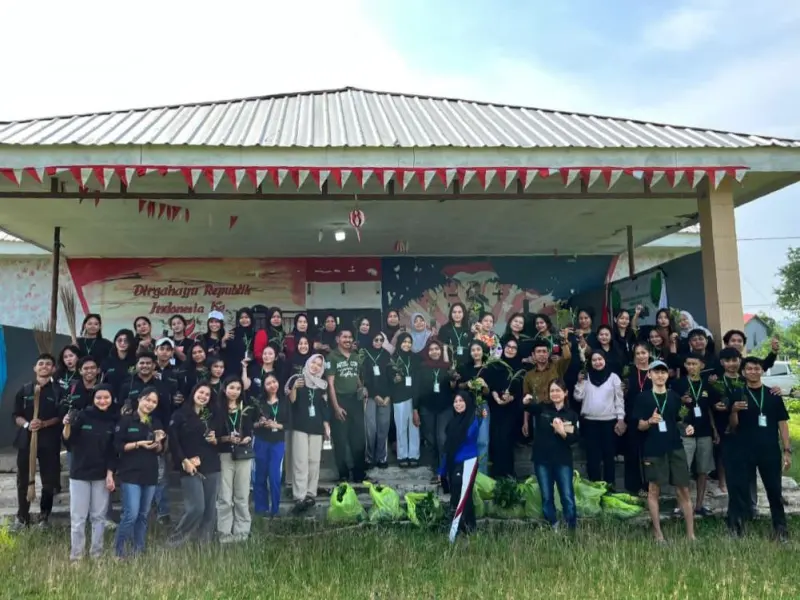 Mahasiswa UTAMA Gelar Aksi Tanam Pohon di Gowa, Dorong Kepedulian terhadap Lingkungan