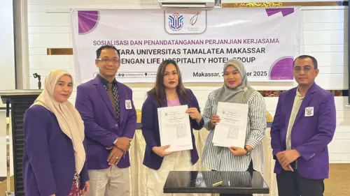 Perkuat Jaringan Kerja Sama, Universitas Tamalatea Makassar Gandeng Life Hospitality Hotel Group Sebagai Mitra Strategis