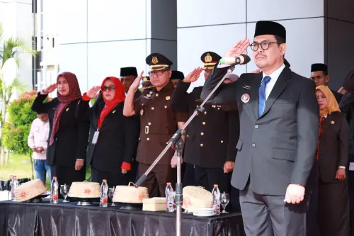 Wabup Edy Manaf Pimpin Upacara Peringatan Hari Pahlawan