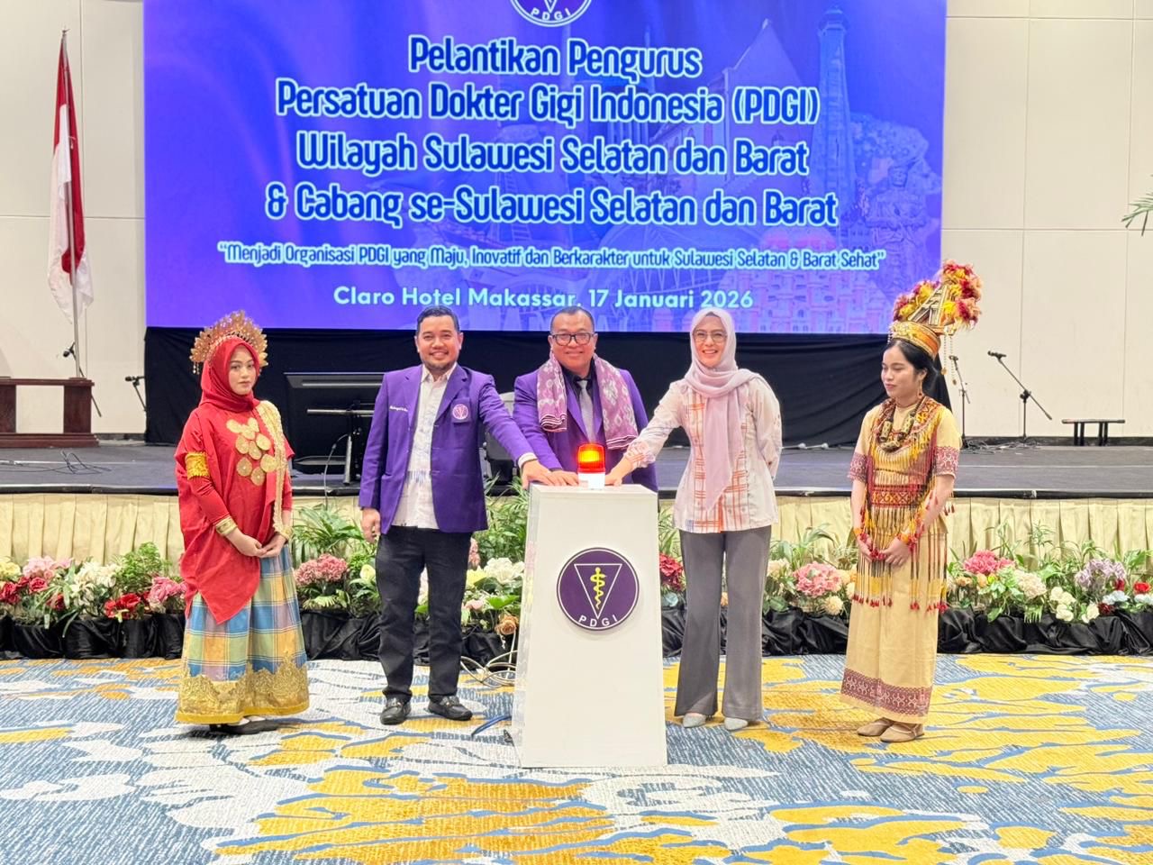 Resmi Dilantik, Ini Visi Strategis PDGI Sulselbar Masa Jabatan 2026-2030