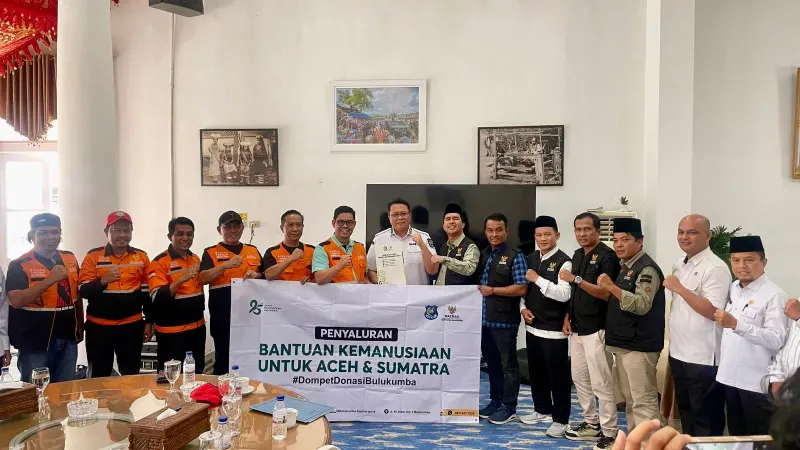 Dari Bulukumba untuk Tanah Datar: Donasi Rp500 Juta Mengalir