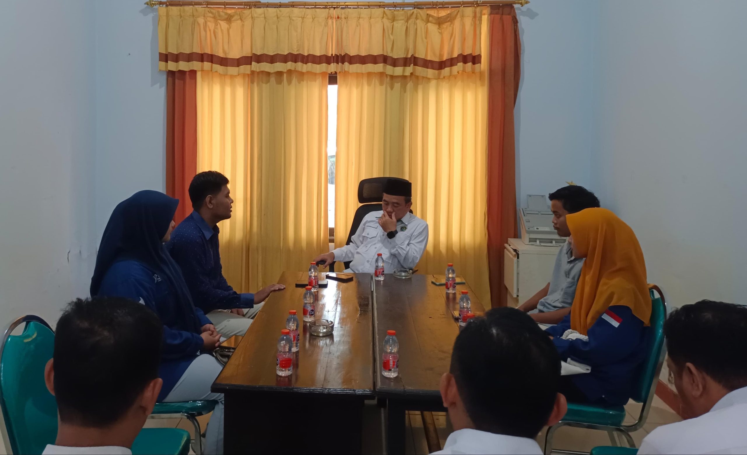 Bahas Moderasi Beragama, PMMBN UNIJA Silaturahmi Kemenag Sumenep