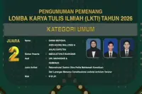 CPNS Kementerian Agama RI Raih Juara II LKTI Nasional IKAHI Mahkamah Agung RI